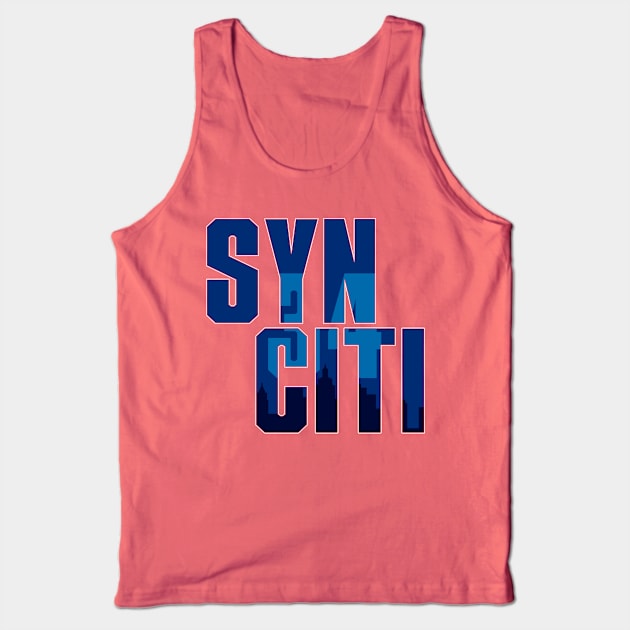 Syn Citi In Blue Tank Top by enfuego360